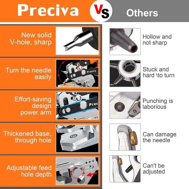 Thumbnail 2 de Preciva Perforatrice pelle 6 testine