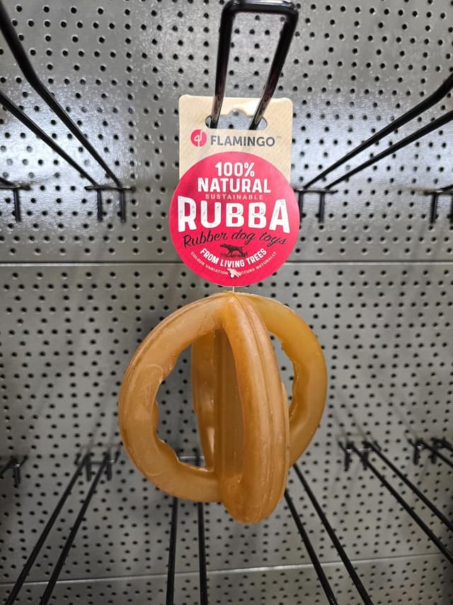 Thumbnail 3 de Flamingo Cross Ball braun Hundespielzeug 14×11 cm