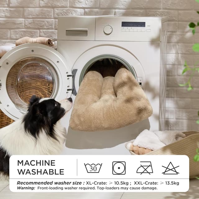 Detalle 2 de Bedsure Hundebett XL 104x69x8 cm