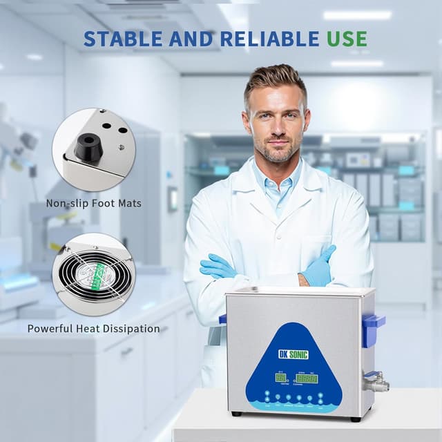 Thumbnail 3 de DK SONIC Pulitore a ultrasuoni 6L con timer