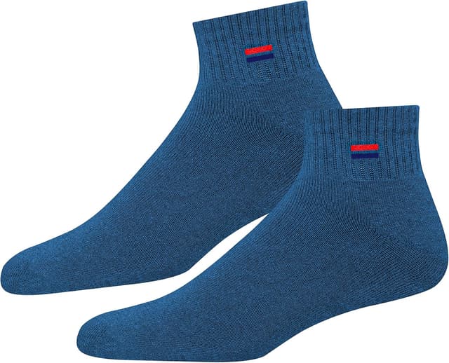 Detalle 2 de NAVYSPORT 6 Paar Sneaker-Socken aus Baumwolle (Herren & Damen) – kurze Sportsocken mit Polsterung