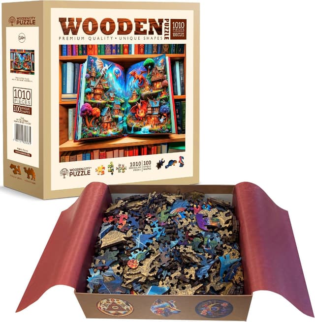 Thumbnail 2 de WOODEN.CITY Enchanted Tales Puzzle 1000 piezas