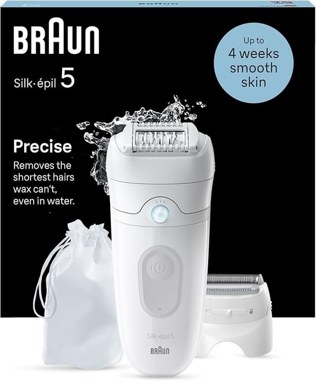 Imagen de Braun Silk-épil 5 Depiladora eléctrica 5-041 blanco/gris en OfertitasTOP