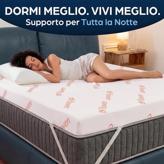 Thumbnail 6 de Flowen Topper Matrimoniale 160x190 6 cm