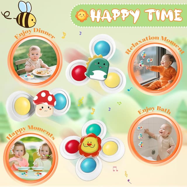 Thumbnail 3 de Tapvai 3 Pcs Gioco Seggiolone Ventosa