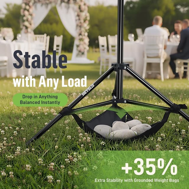 Detalle de Heysliy Backdrop Stand Kit 3m x 2m