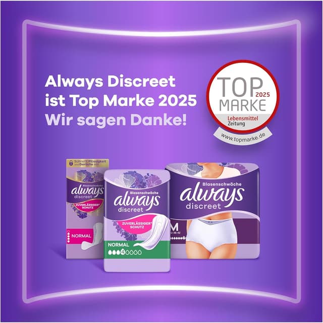 Thumbnail 5 de Always Discreet Inkontinenz-Höschen Plus M 48