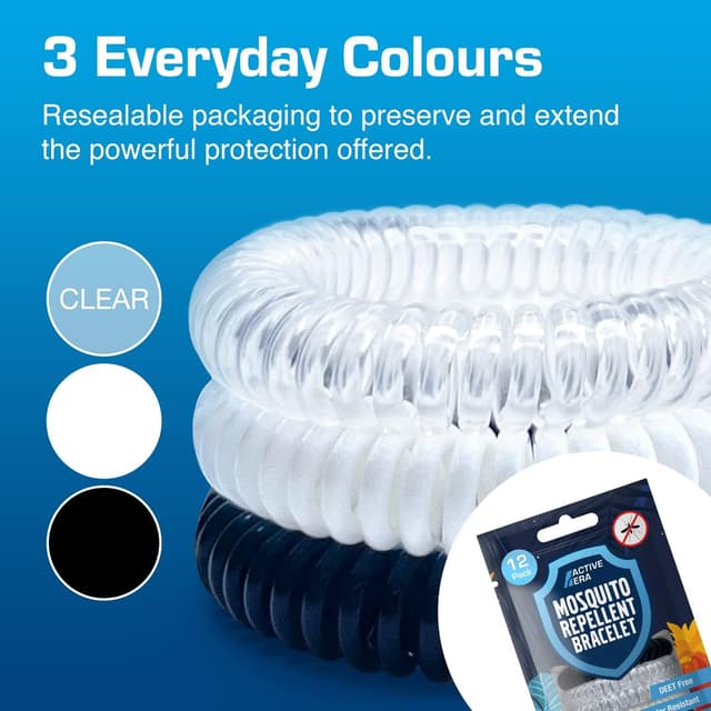 Thumbnail 3 de Active Era Mosquito Repellent Bracelet 250h 🟰🪲