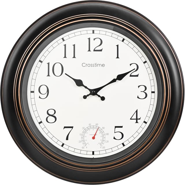 Imagen de Crosstime Large Retro Wall Clock 45cm en OfertitasTOP