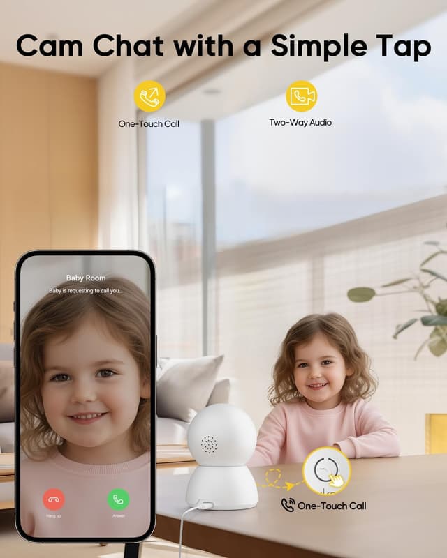 Detalle de BoyKeep indoor security camera 2K