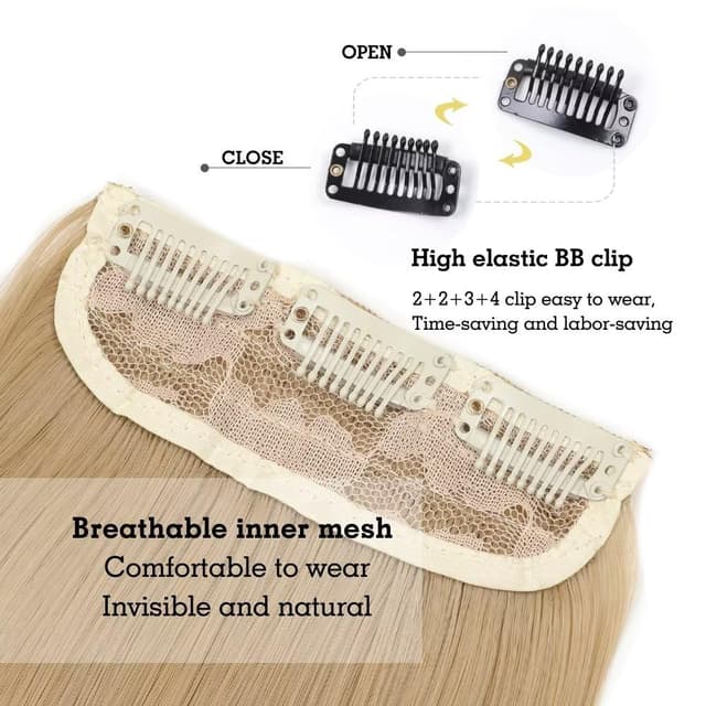 Detalle 2 de Clip-in Haarverlängerung 24 Zoll, 4-teilig