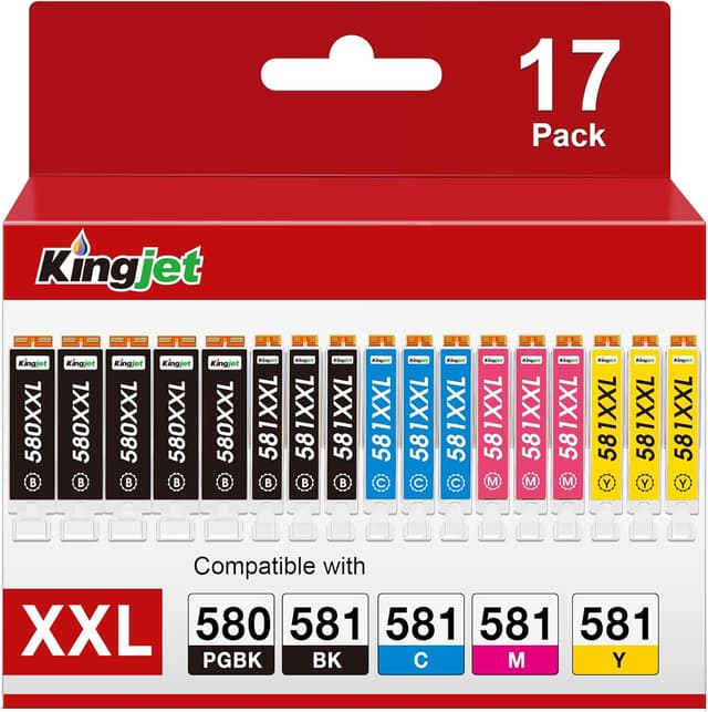 Detalle de PGI 580 CLI 581 XXL kompatible Canon Patronen