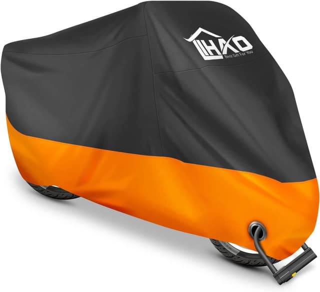 Detalle de LIHAO Motorrad-Abdeckplane Outdoor 245x105x125 cm wasserdicht mit Aufbewahrungstasche