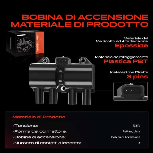 Thumbnail 2 de Frankberg Bobina di accensione Replace# 93363483