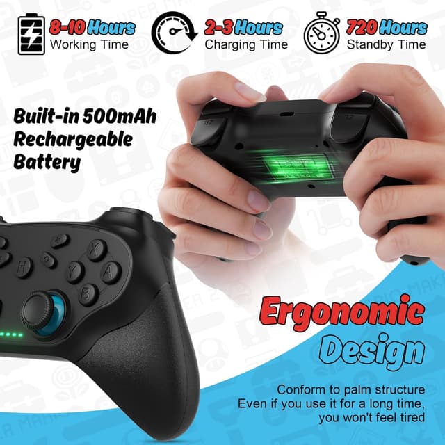 Thumbnail 5 de Gamrombo Wireless Controller 500mAh pack