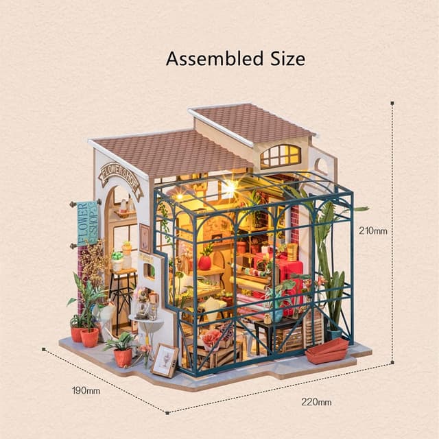 Thumbnail 1 de Rolife Emily's Flower Shop 449-piece kit