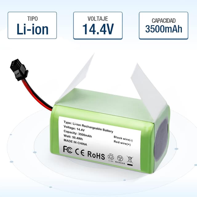 Detalle 2 de Batería 3500mAh 14,4V para Conga y Eufy