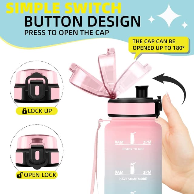 Detalle 2 de Mujigaga Botella 500 ml botella agua niños