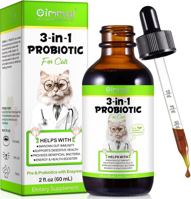 Detalle de Probiotika für Katzen 3-in-1, 6 Mrd. KBE 🐱