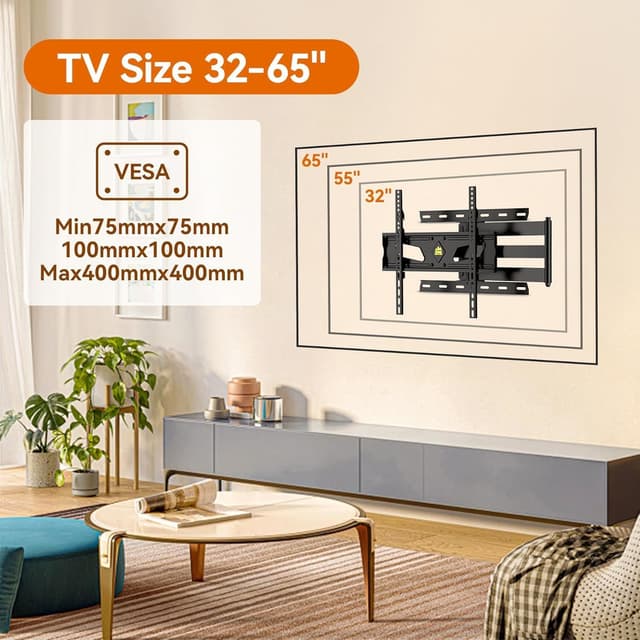 Detalle 2 de FORGING MOUNT 910 mm TV wall bracket for 32–65 inch TVs