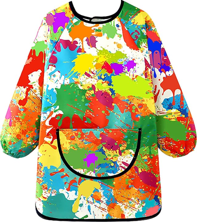 Detalle 2 de MESU Kids Art Smock waterproof long‑sleeve apron 🎨