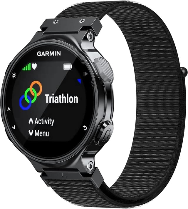 Detalle de ANBEST cinturino Garmin Forerunner 735XT, nylon
