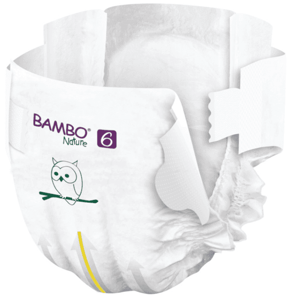 Detalle 2 de Bambo Nature Pañales T6 16 kg, pack 4×20 uds