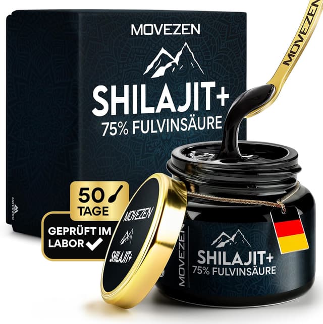Detalle de Shilajit MOVEZEN 30 g Fulvinsäure