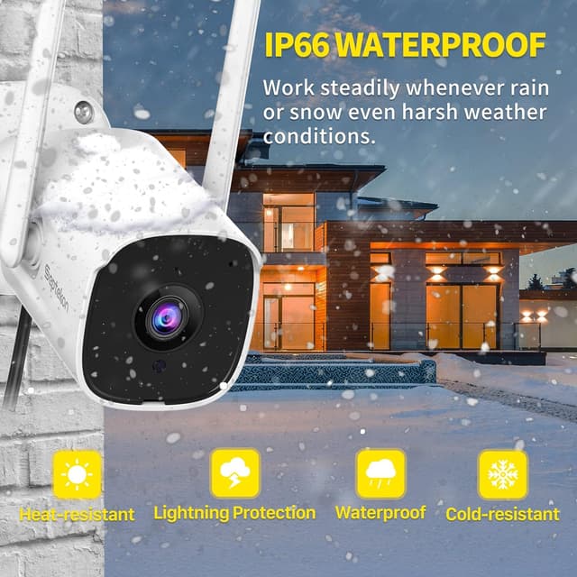 Thumbnail 4 de Septekon P30i 2K Outdoor Security Camera