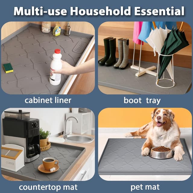 Thumbnail 6 de SIKADEER 34" x 22" Under Sink Mat 🧽