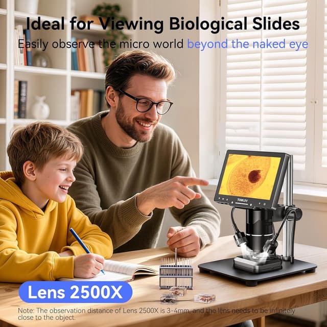 Thumbnail 5 de TOMLOV TriL107 7" 2500X digital microscope