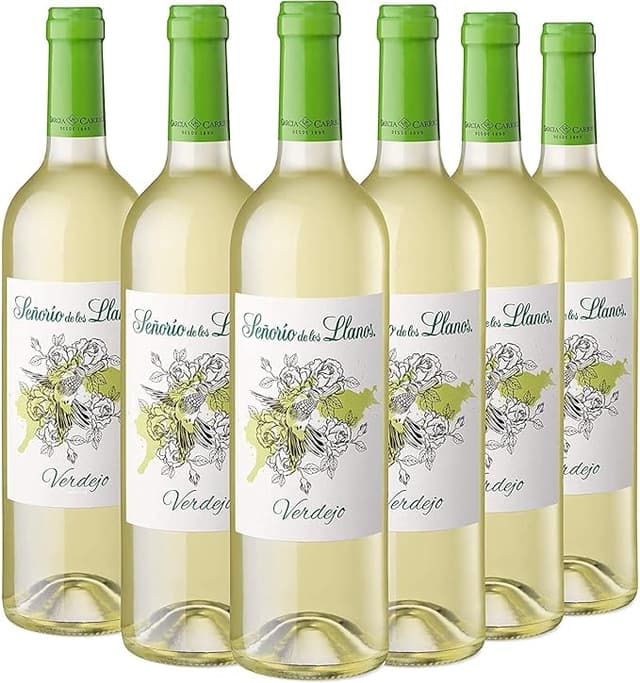 Detalle de Señorío de los Llanos Verdejo Vino Blanco 6x750ml 🍇