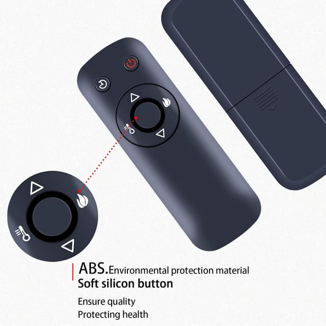 Detalle 2 de TCNOUMT remote for electric fire heater