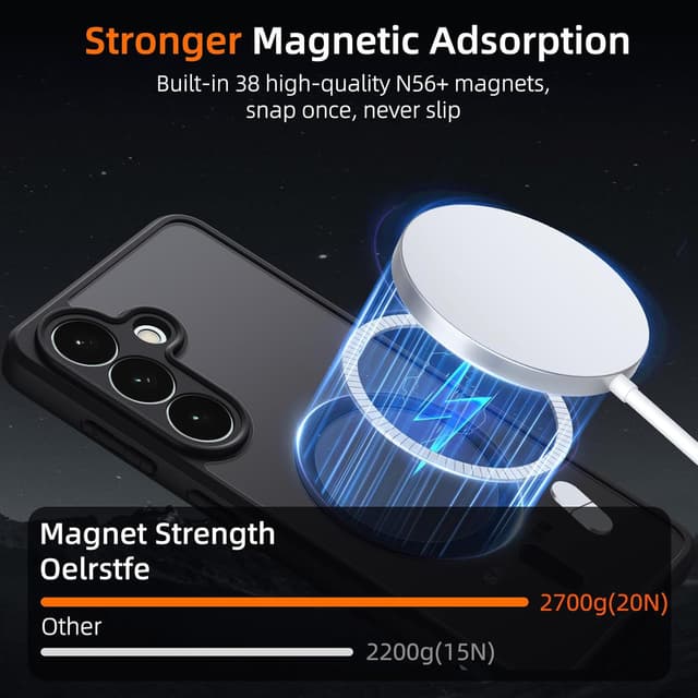 Detalle 2 de Oelrstfe Galaxy S26 cover MagSafe, 2 pezzi