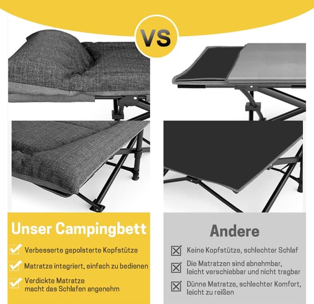 Thumbnail 2 de ATORPOK SHOP Campingbett klappbar 200 kg