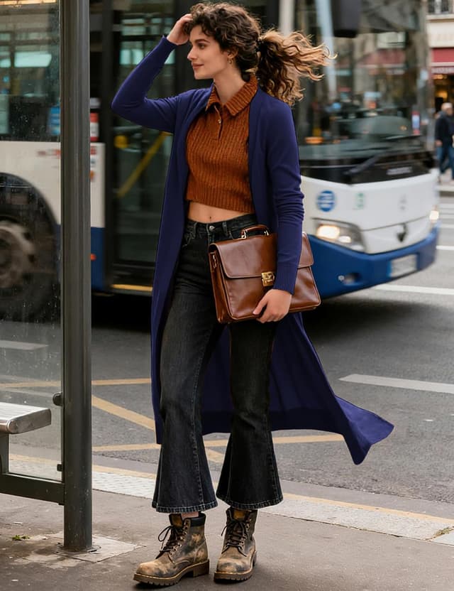 Detalle 2 de GRACE KARIN Essential Maxi Cardigan