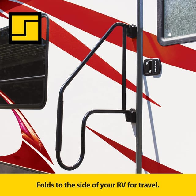 Detalle de Stromberg Carlson AM-533 Lend-A-Hand Extended Assist Rail (37" overall drop) — RV door grab bar