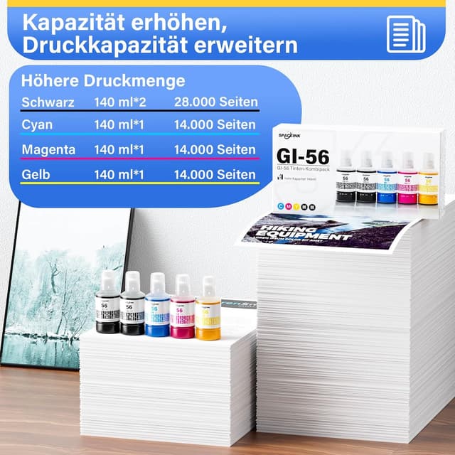 Detalle de GI-56 Tintenflaschenset Canon MAXIFY GX