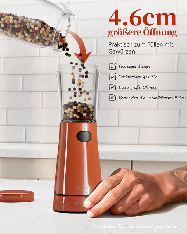 Thumbnail 4 de Salz und Pfeffermühlen elektrisch 2er Set 🔪