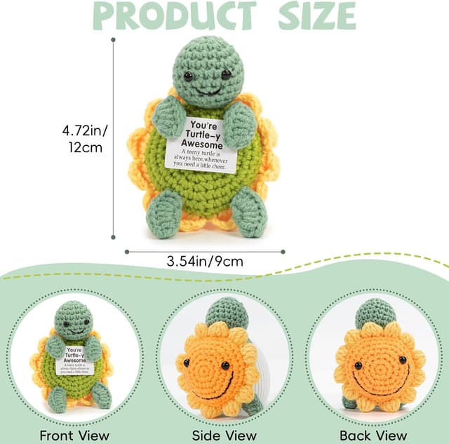 Thumbnail 3 de Bafiwu Funny Positive Turtle Gift