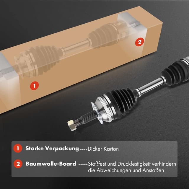 Thumbnail 6 de Frankberg Antriebswelle Vorderachse 2x 920/615 mm