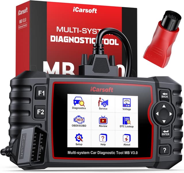Detalle de iCarsoft MB V3.0 OBD2 diagnostica completa