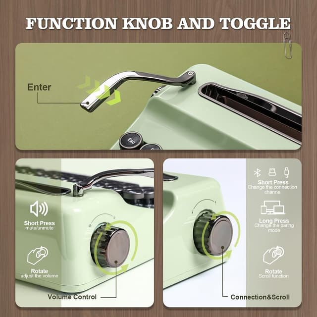 Thumbnail 6 de YUNZII QL75 Funk Tastatur mit 2,4GHz