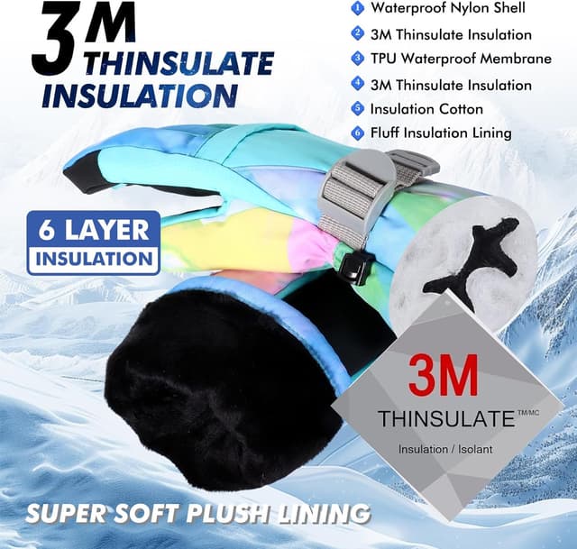 Thumbnail 1 de Pnosnesy Ski Gloves -22°F