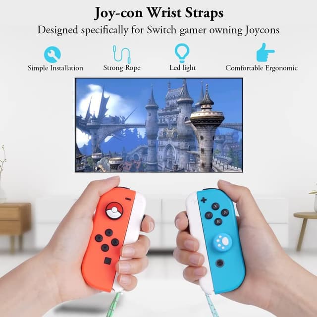 Detalle 2 de Vicloon Switch wrist straps for Joy-Con