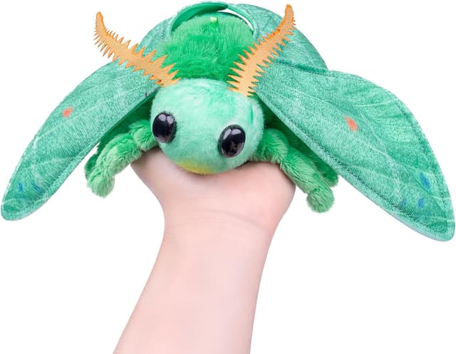 Detalle 2 de Lilizzhoumax Emerald Moth keychain 7 inch