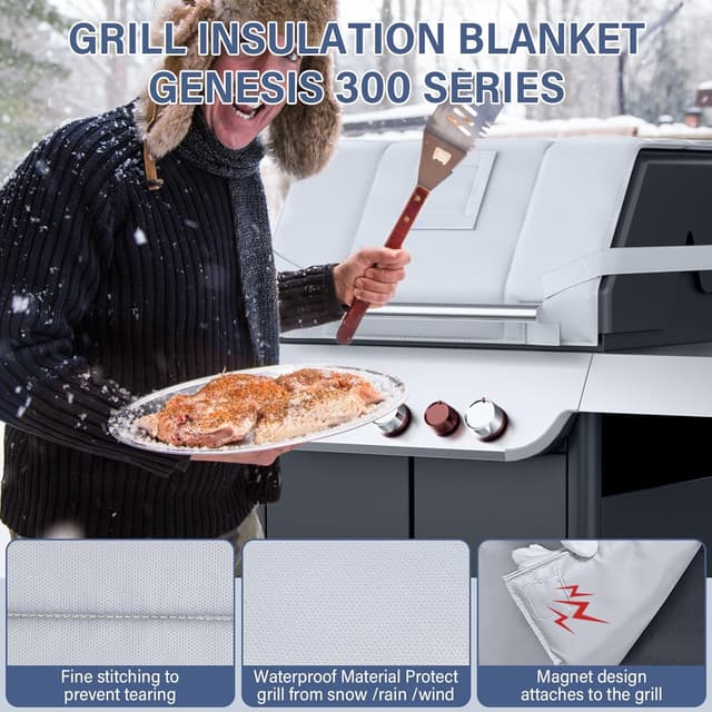 Thumbnail 4 de Weber Genesis II 300 Thermal Insulated Blanket for Grill