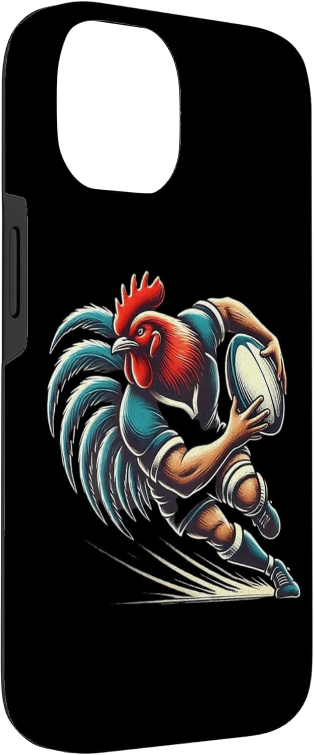 Detalle 2 de Coque iPhone 17 rugby coq en polycarbonate