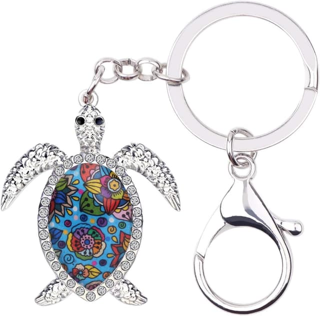 Detalle de DUOWEI Porte-clé Tortue de Mer Émail