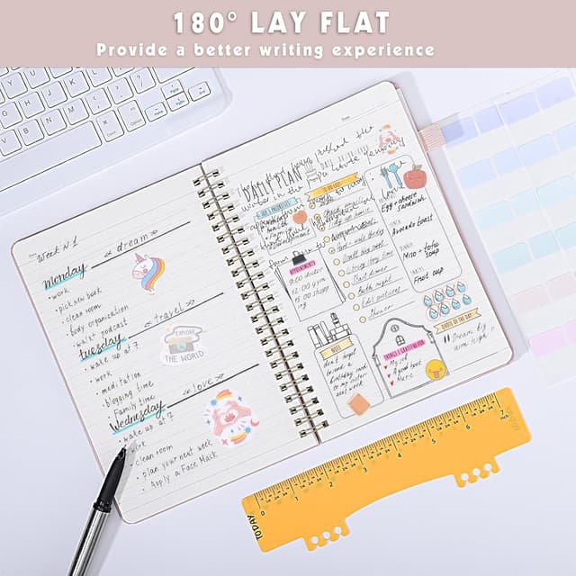 Thumbnail 5 de Thboxes A5 Notebook 160-page lined spiral ๐